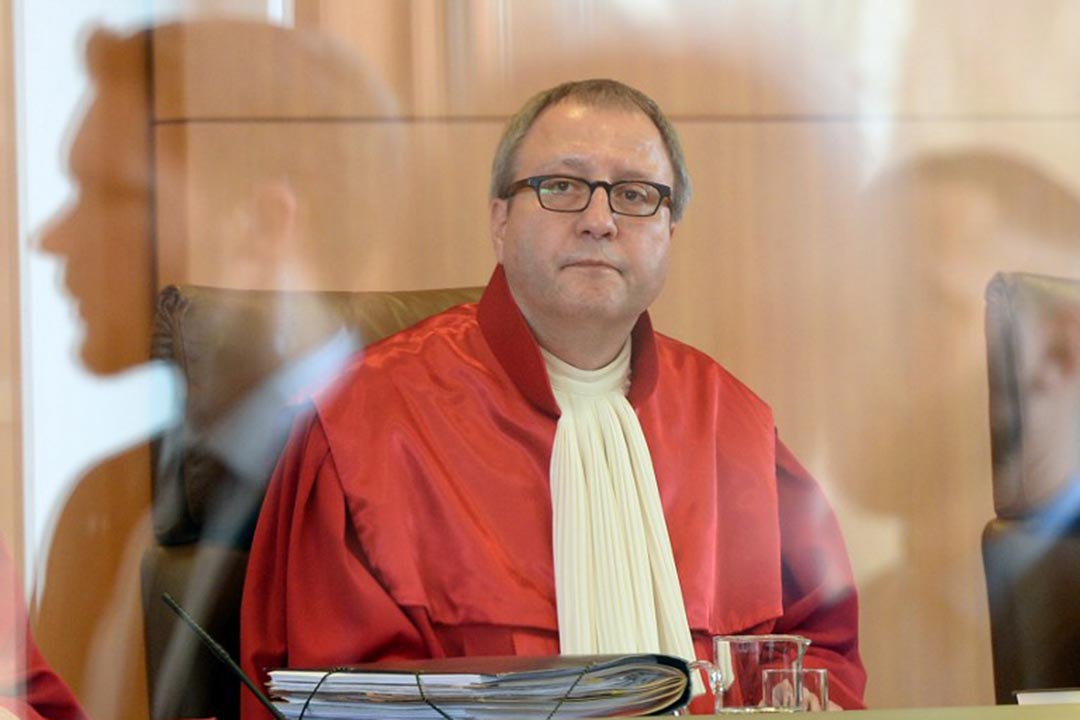 德國憲法法院院長佛斯庫勒(Andreas Voßkuhle)。攝:MARIJAN MURAT/DPA/AFP
