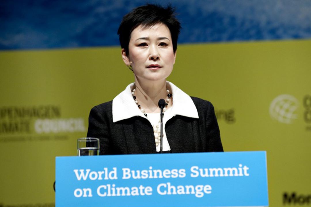 前中國國務院總理李鵬之女李小琳。攝：KELD NAVNTOFT / SCANPIX DENMARK / AFP