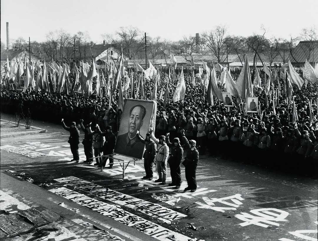 1967年1月31日,黑龍江革命委員會成立,紅衛兵當日組織遊行。