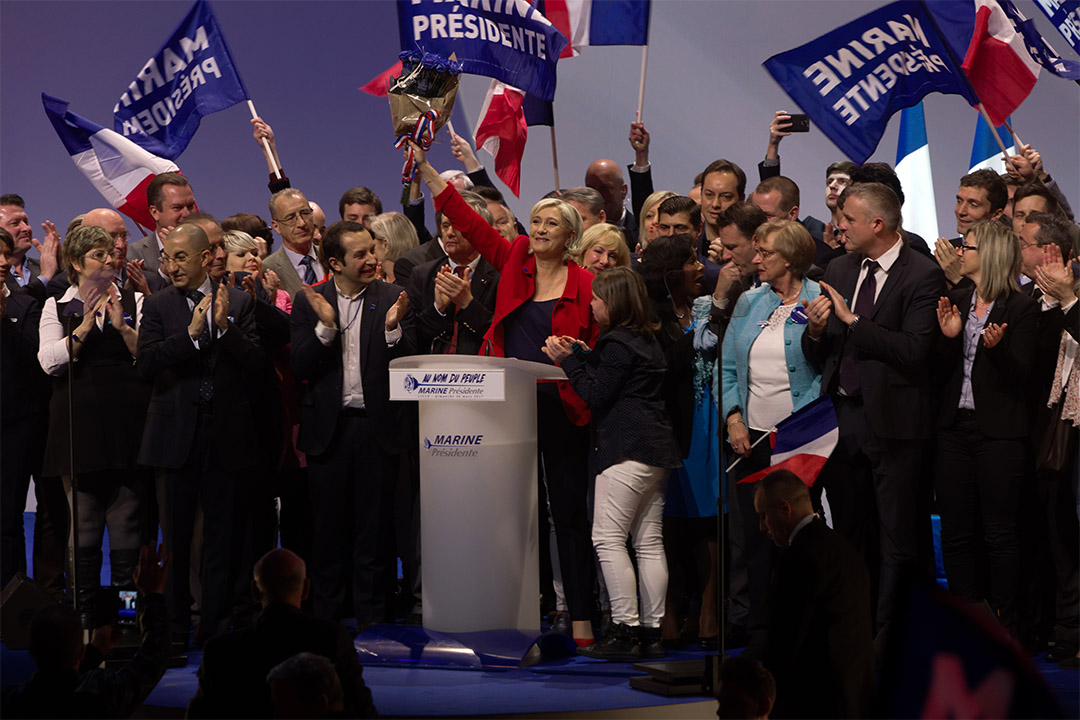 極右派民族陣線(Front national)候選人瑪琳·勒龐(Marion Le Pen)。