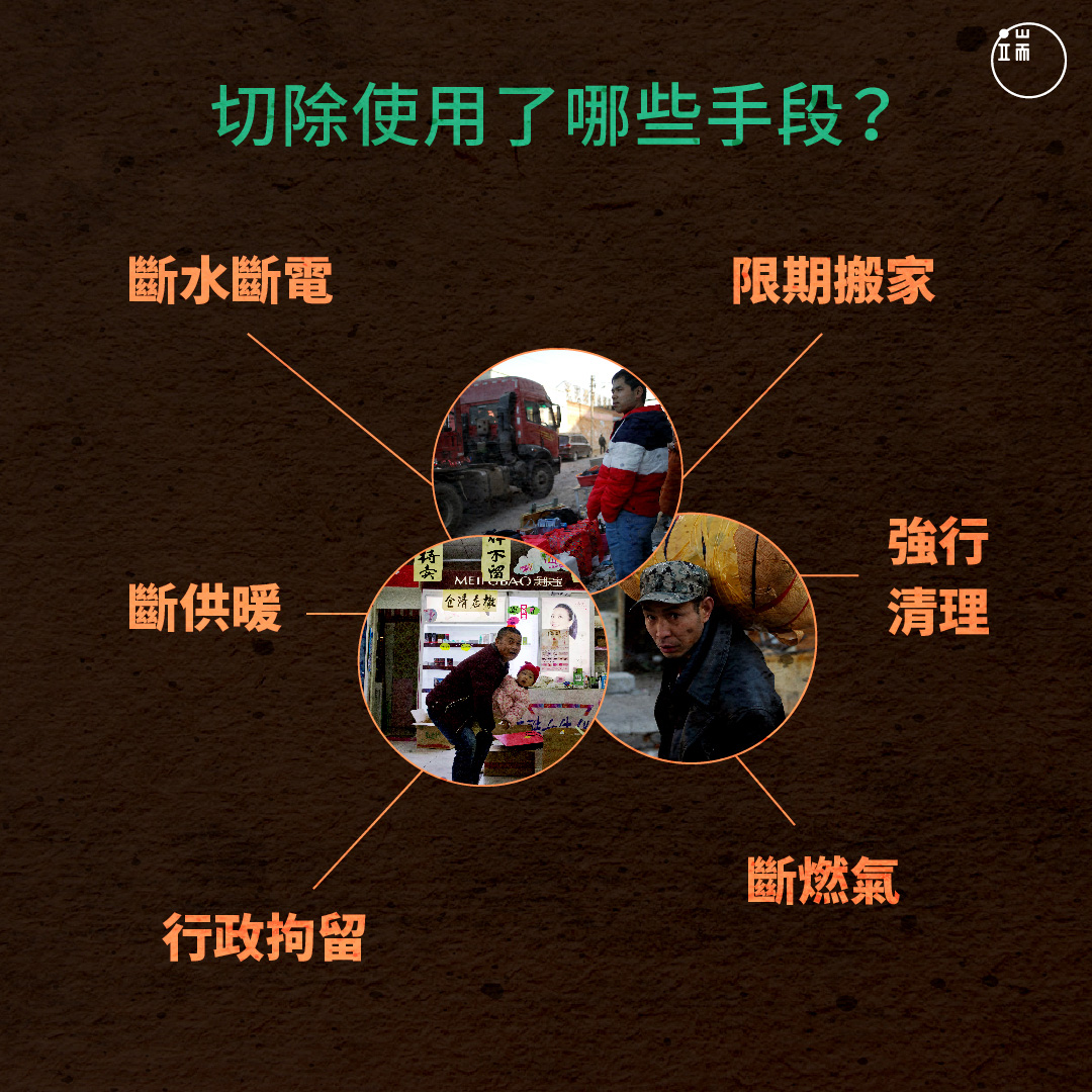 「切除」使用了哪些手段?