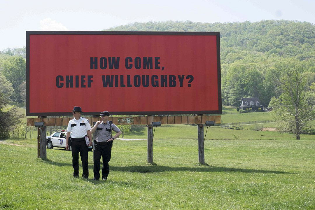 《广告牌杀人事件》(Three Billboards Outside Ebbing, Missouri)电影剧照。