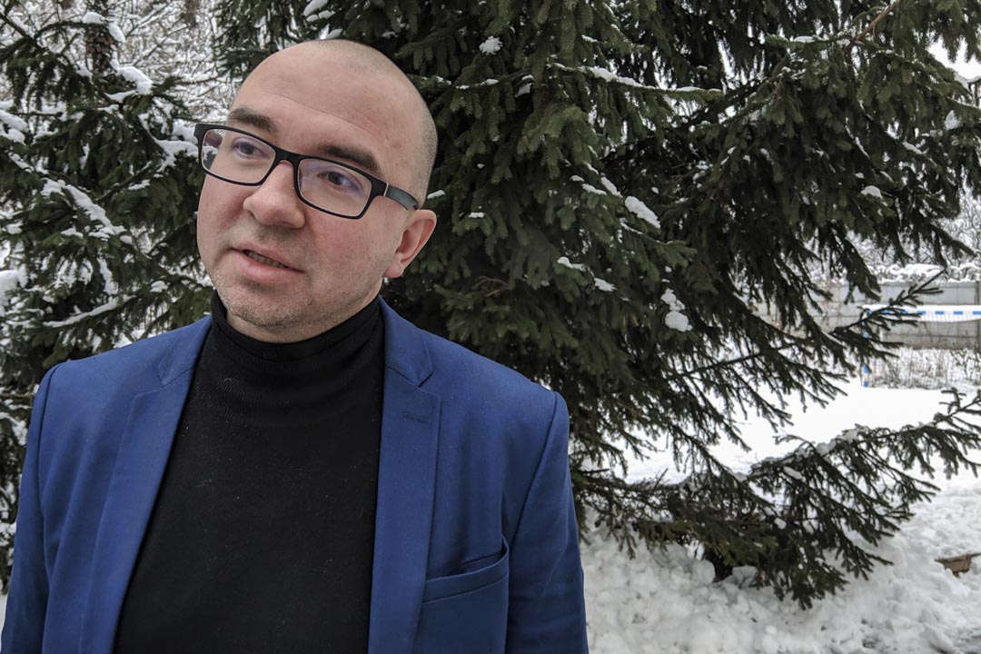 乌克兰哲学家、大学讲师雅莫兰高(Volodymyr Yermolenko)。
