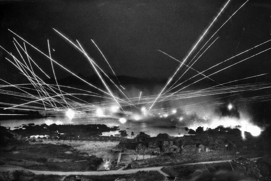 1957年5月1日,中國國民黨軍在馬祖進行軍事演習。