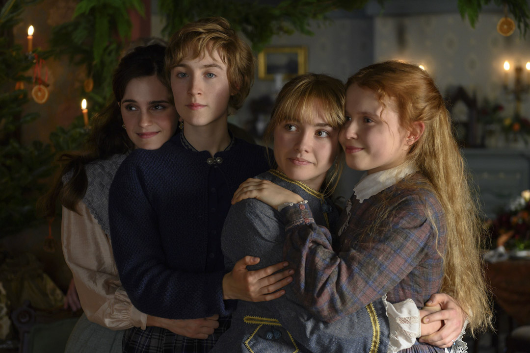 《小婦人》四位女角包括Emma Watson、Saoirse Ronan、Florence Pugh與Eliza Scanlen。