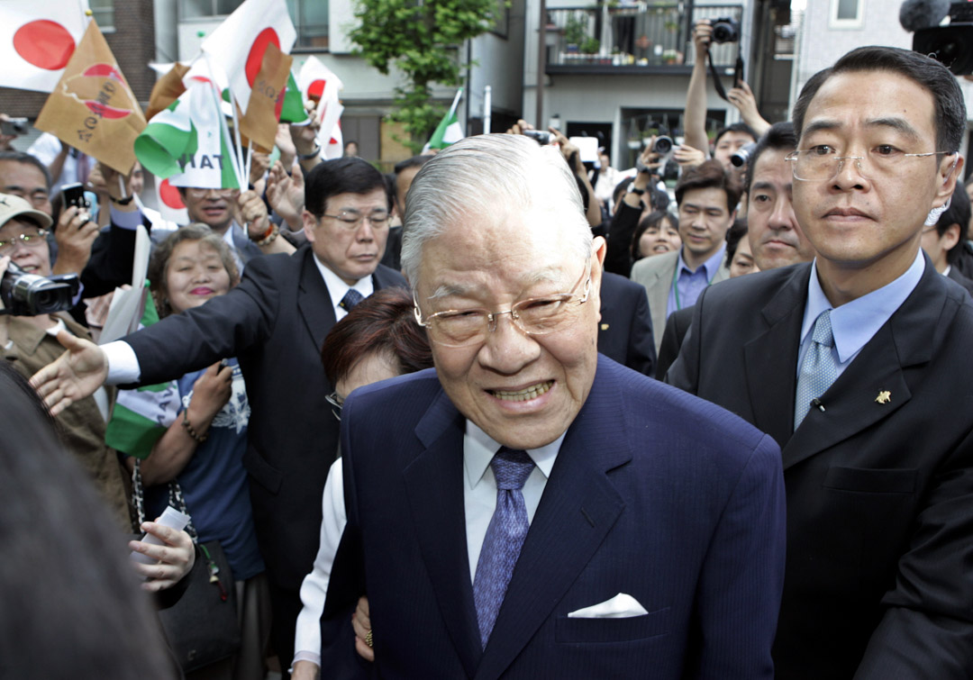 2007年5月31日,台灣前總統李登輝訪問日本東京。