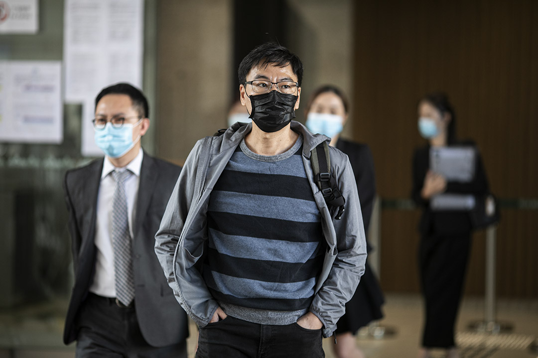 2020年11月16日,周梓樂的父親周德明出席聆訊。