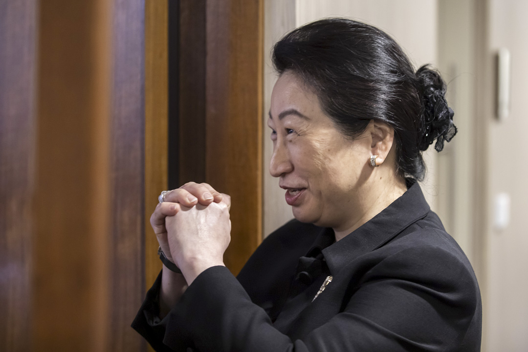 2020年6月18日,律政司司長鄭若驊接受彭博新聞訪問。