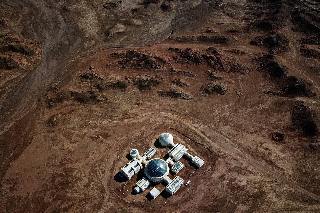2019年5月3日,中國甘肅金昌模擬火星的基地。