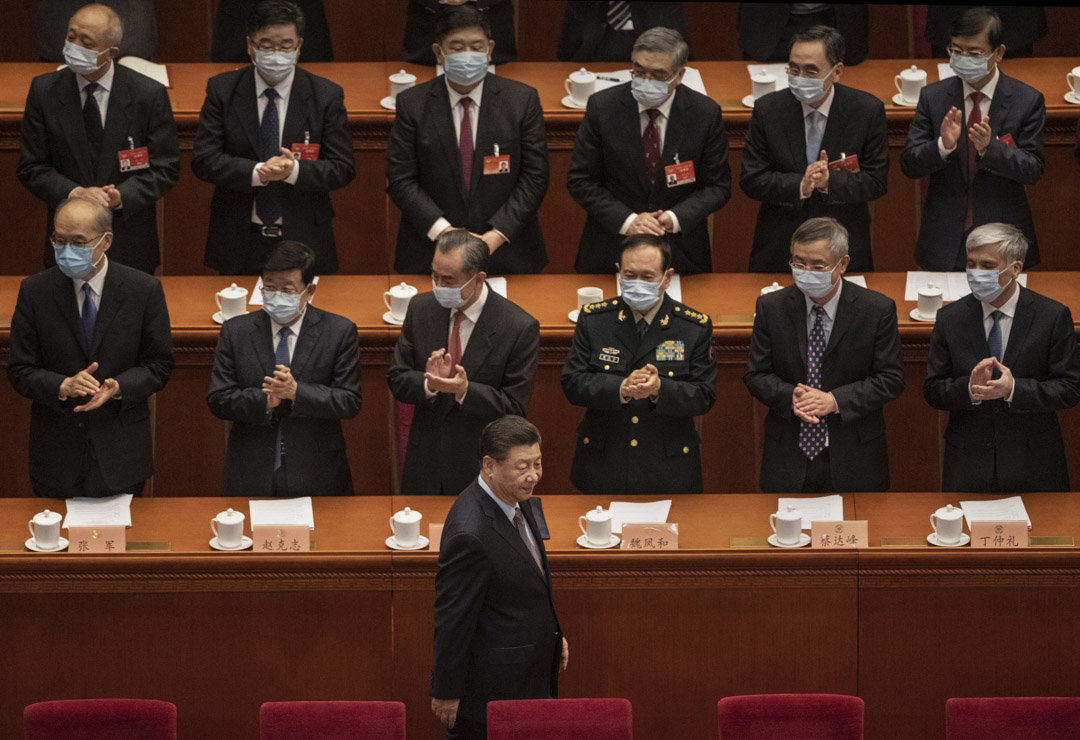 2021年3月4日，國家主席習近平出席政協開幕式。
