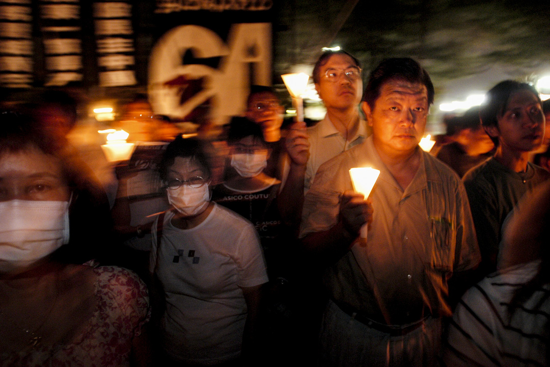 2003年6月4日，支聯會將維園燭光晚會的主題定為「毋忘六四，反對廿三」，大會宣佈共五萬人出席。
