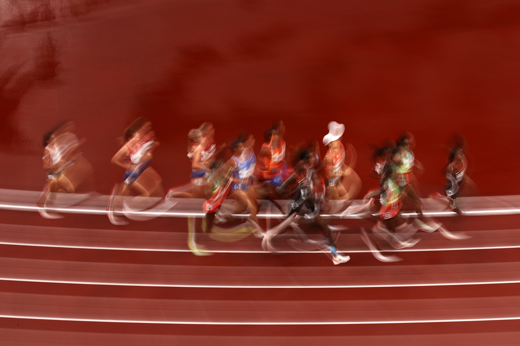 2021年8月2日日本東京,奧林匹克體育場舉行女子5000米決賽。