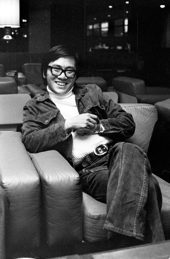 黃霑,拍攝於1973年。