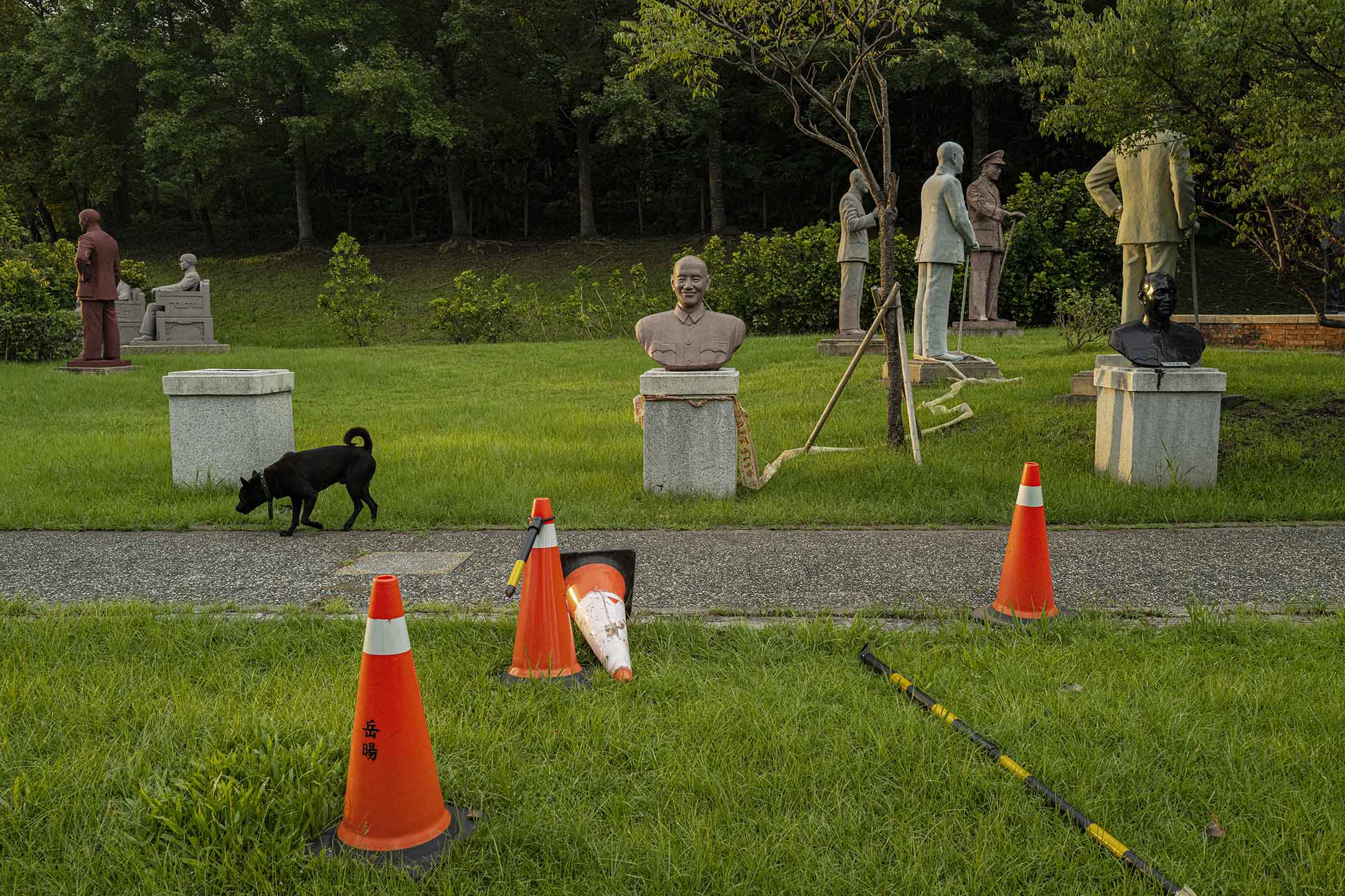 2021年,桃園慈湖雕塑紀念公園。