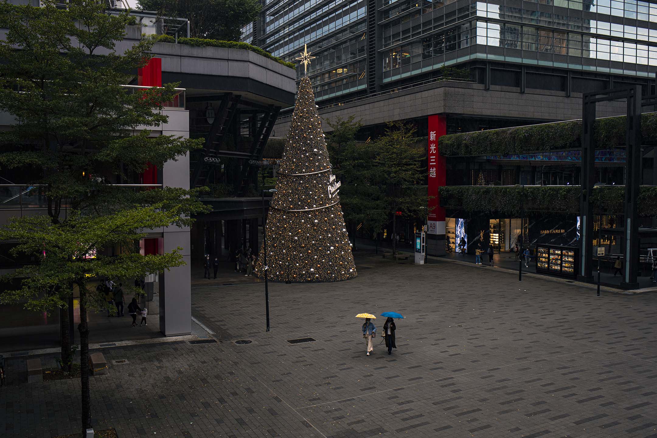 2021年12月20日,台北信义区。
