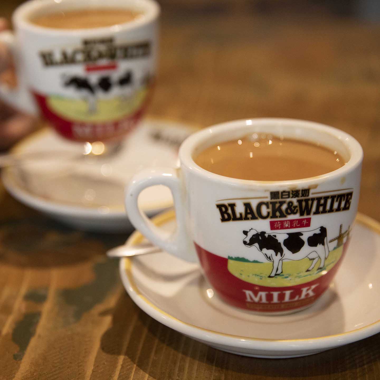 共樂茶餐廳的奶茶。