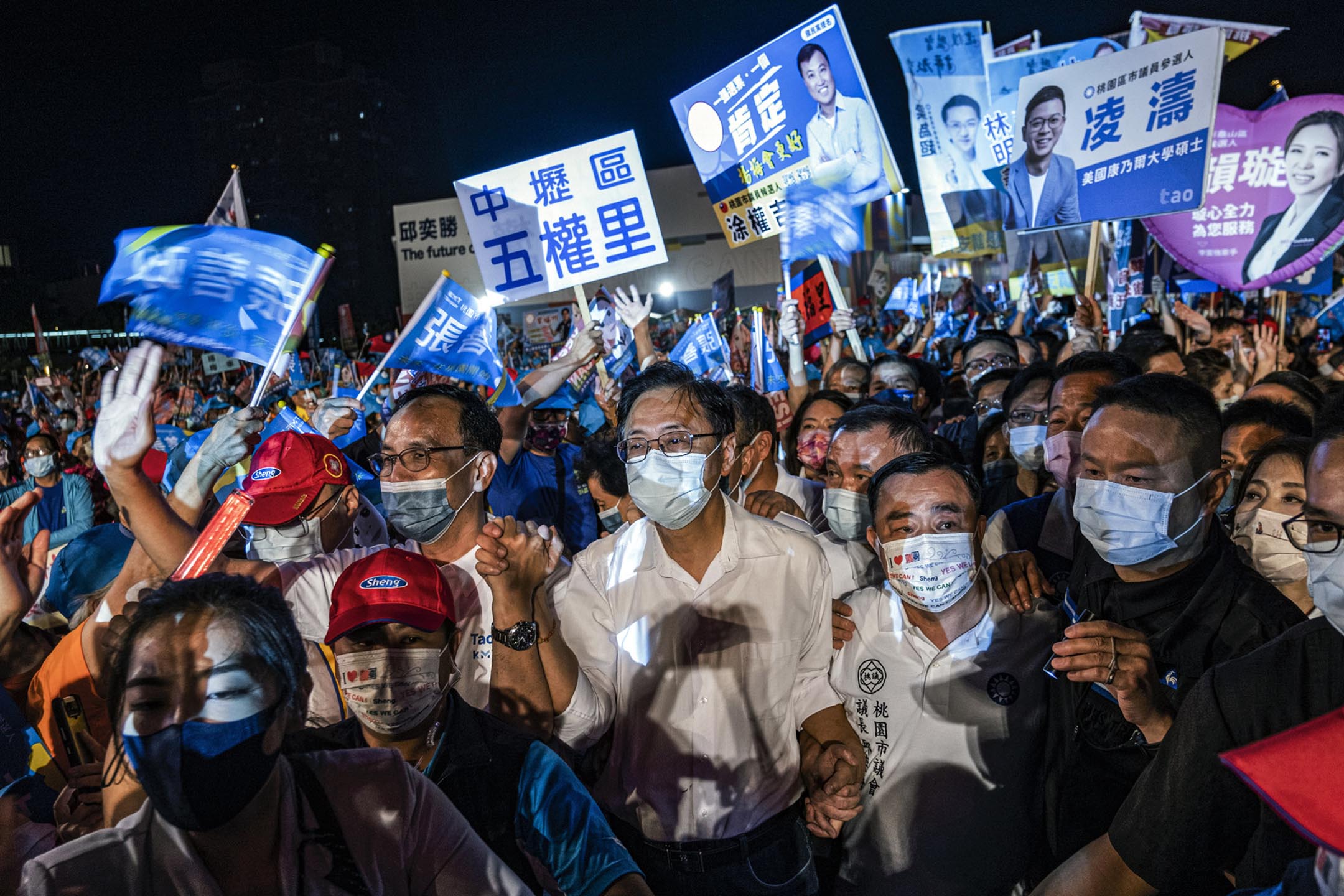 2022年10月9日,國民黨桃園市長候選人張善政。