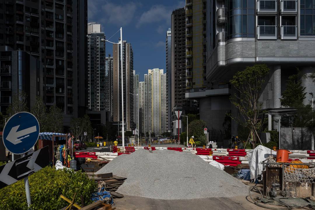 2022年11月10日,香港启德的私人住宅楼盘。