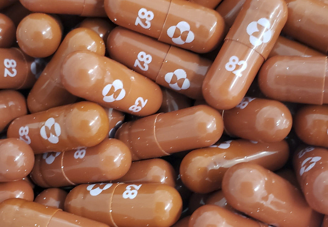 美国默沙东公司(Merck,或称默克公司)研发的口服covid特效药莫那比拉韦(molnupiravir)。