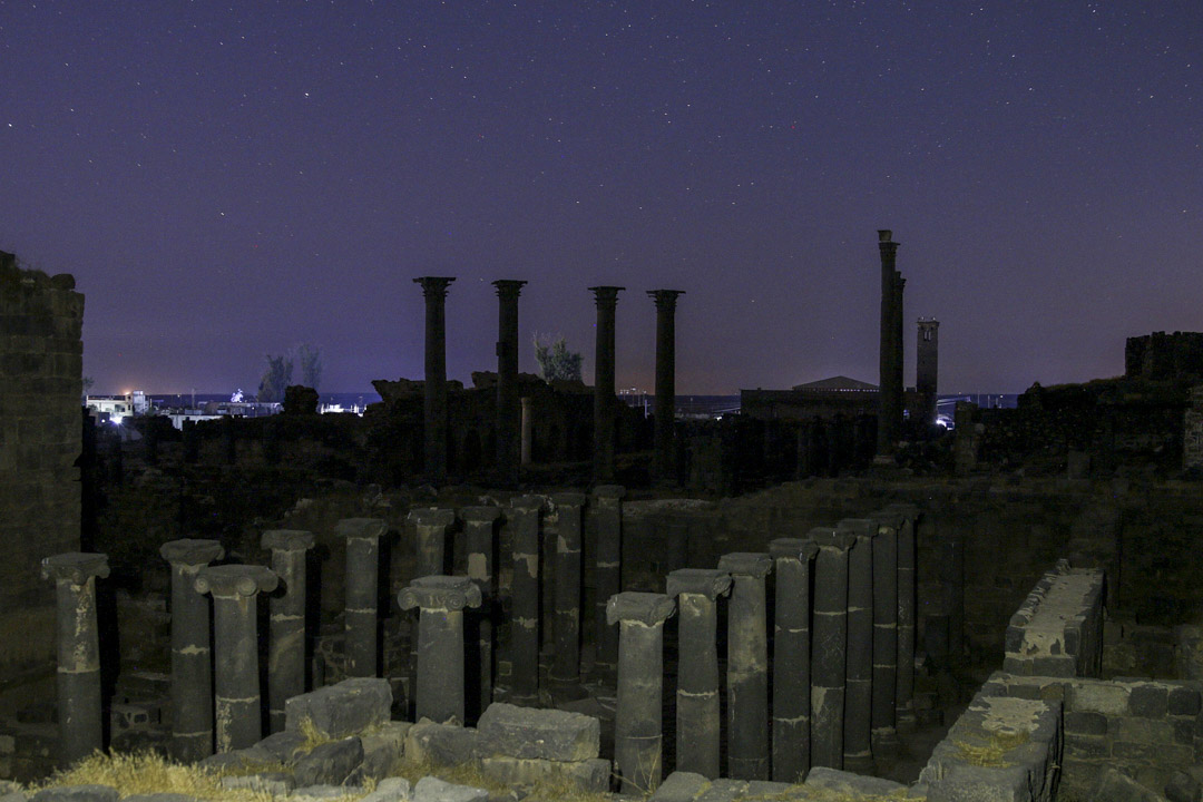 2017年9月19日,敘利亞布斯拉(Bosra)的羅馬圓形劇場。攝:Alaa Al-Faqir/Reuters/達志影像