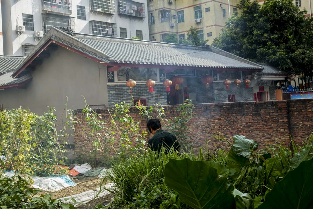 广州白云区大源村的祠堂。摄:叶天成/端传媒
