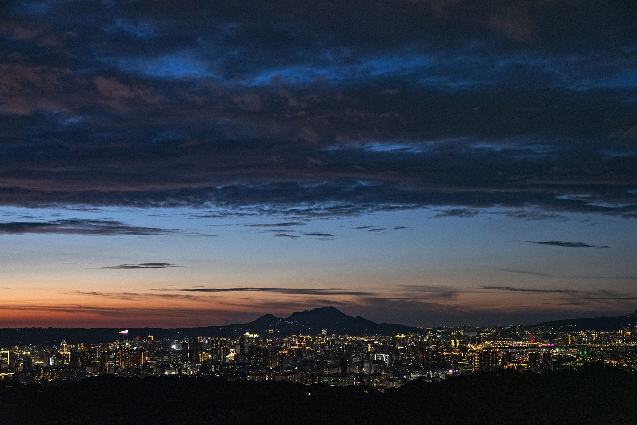2023年6月29日,台北夜景。攝:陳焯煇/端傳媒