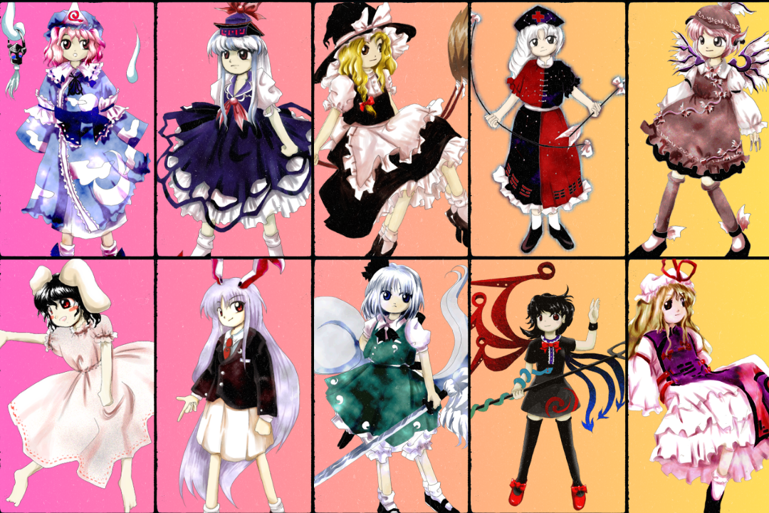 東方Project 的少女角色。