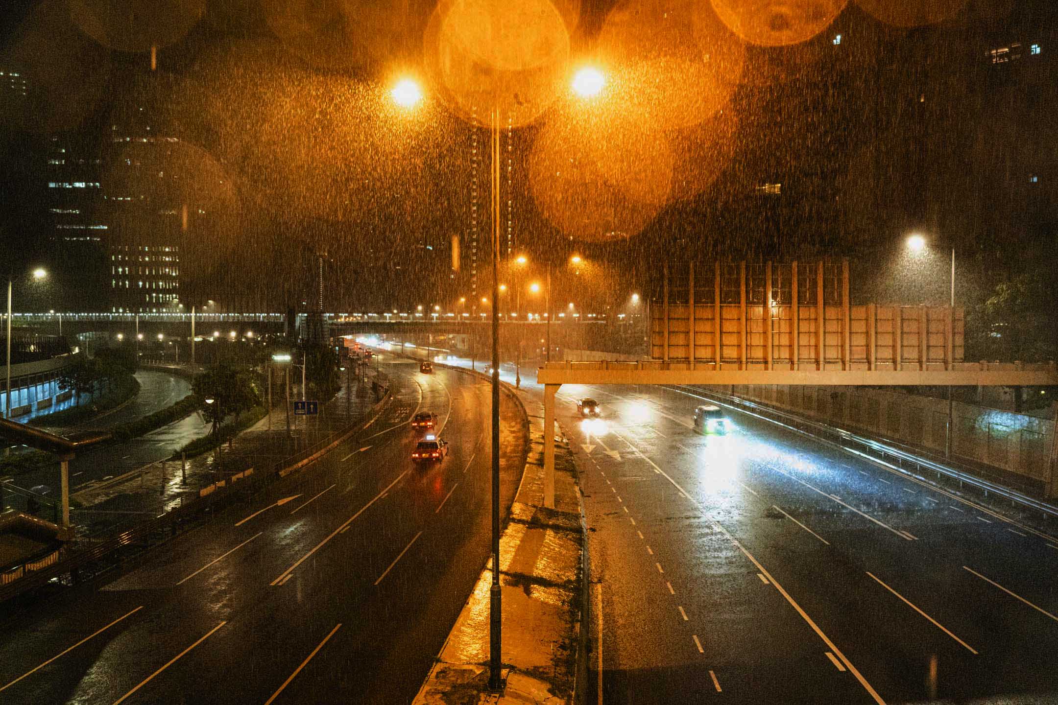 2023年9月8日,香港,自有紀錄以來最大的暴雨令多區水浸。攝:Ryan Lai/端傳媒