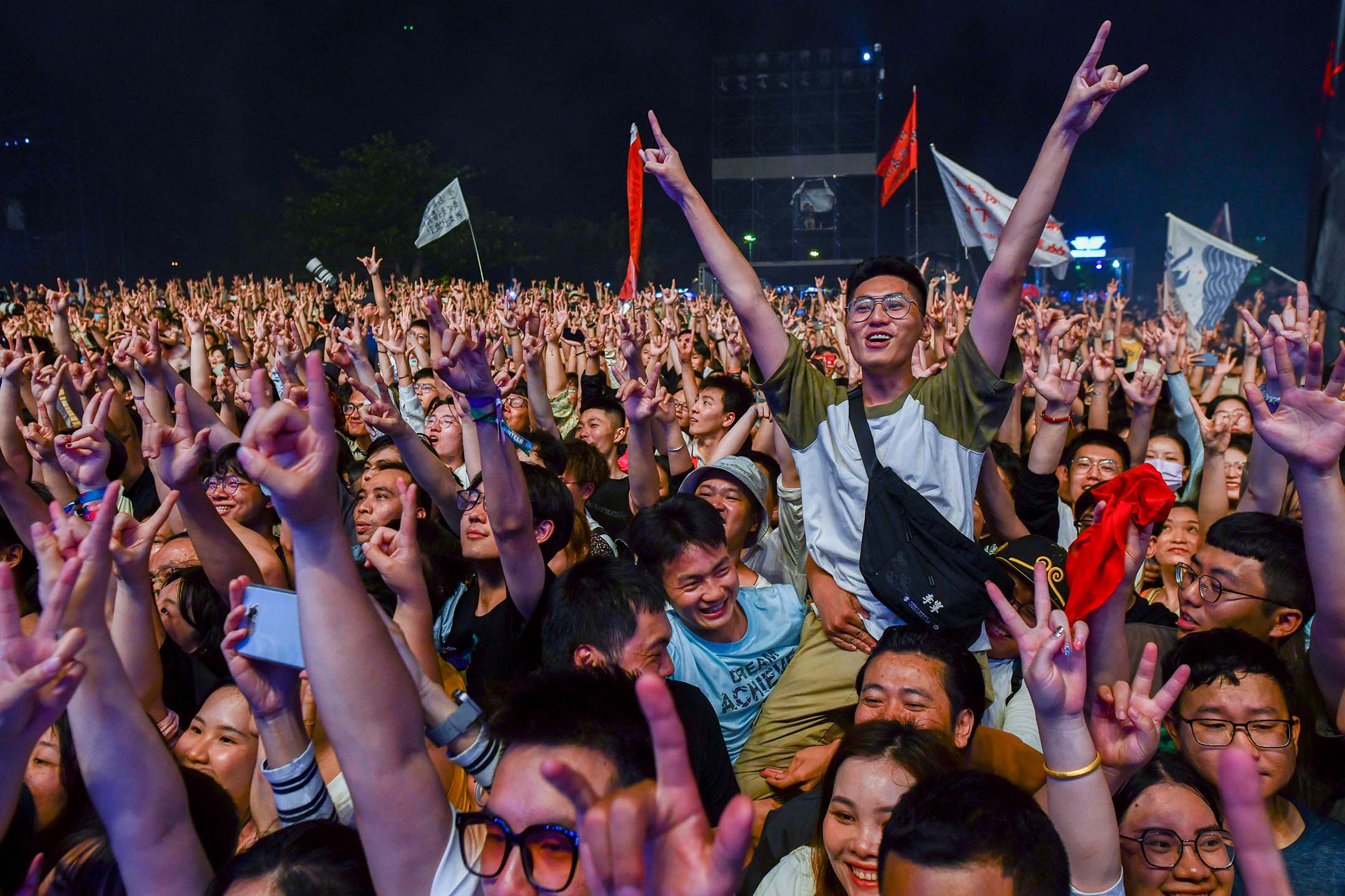 2023年3月19日,中国海口,迷笛音乐节。摄:Luo Yunfei/China News Service/VCG via Getty Images