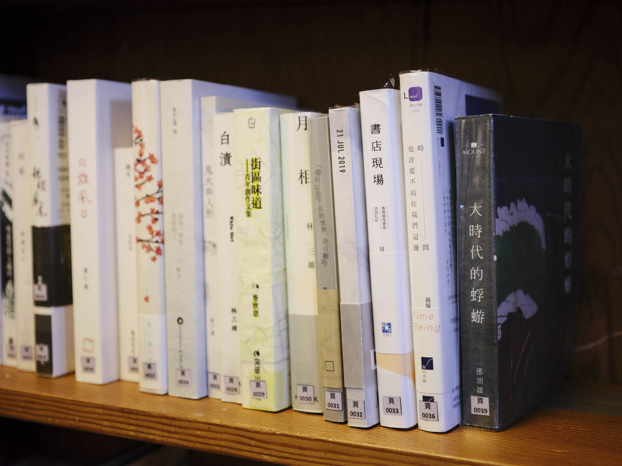 「悅讀逸」部分藏書。攝:Peter Wong/端傳媒