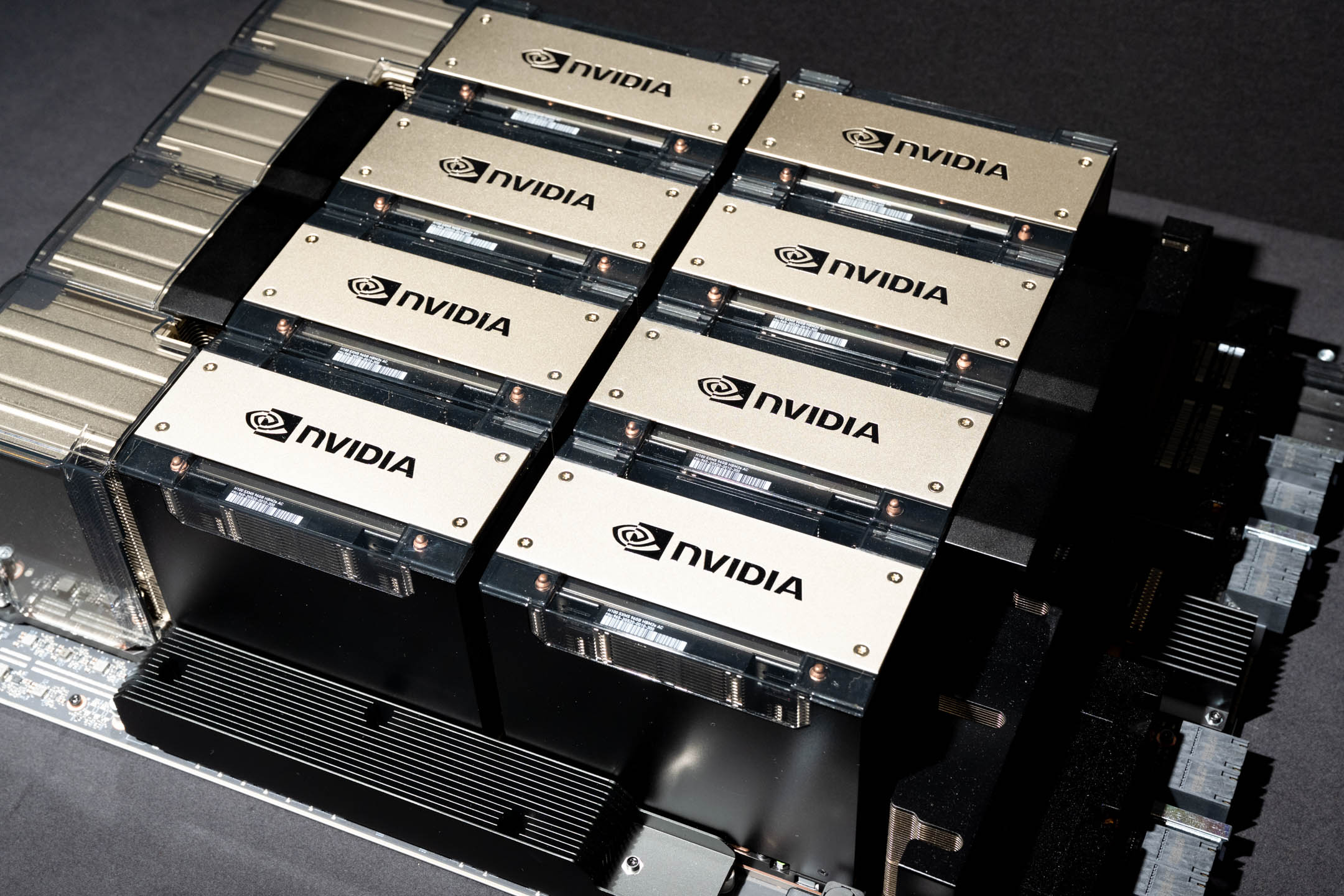 Nvidia H100 GPU（圖形處理器）攝：Marlena Sloss/Bloomberg via Getty Images