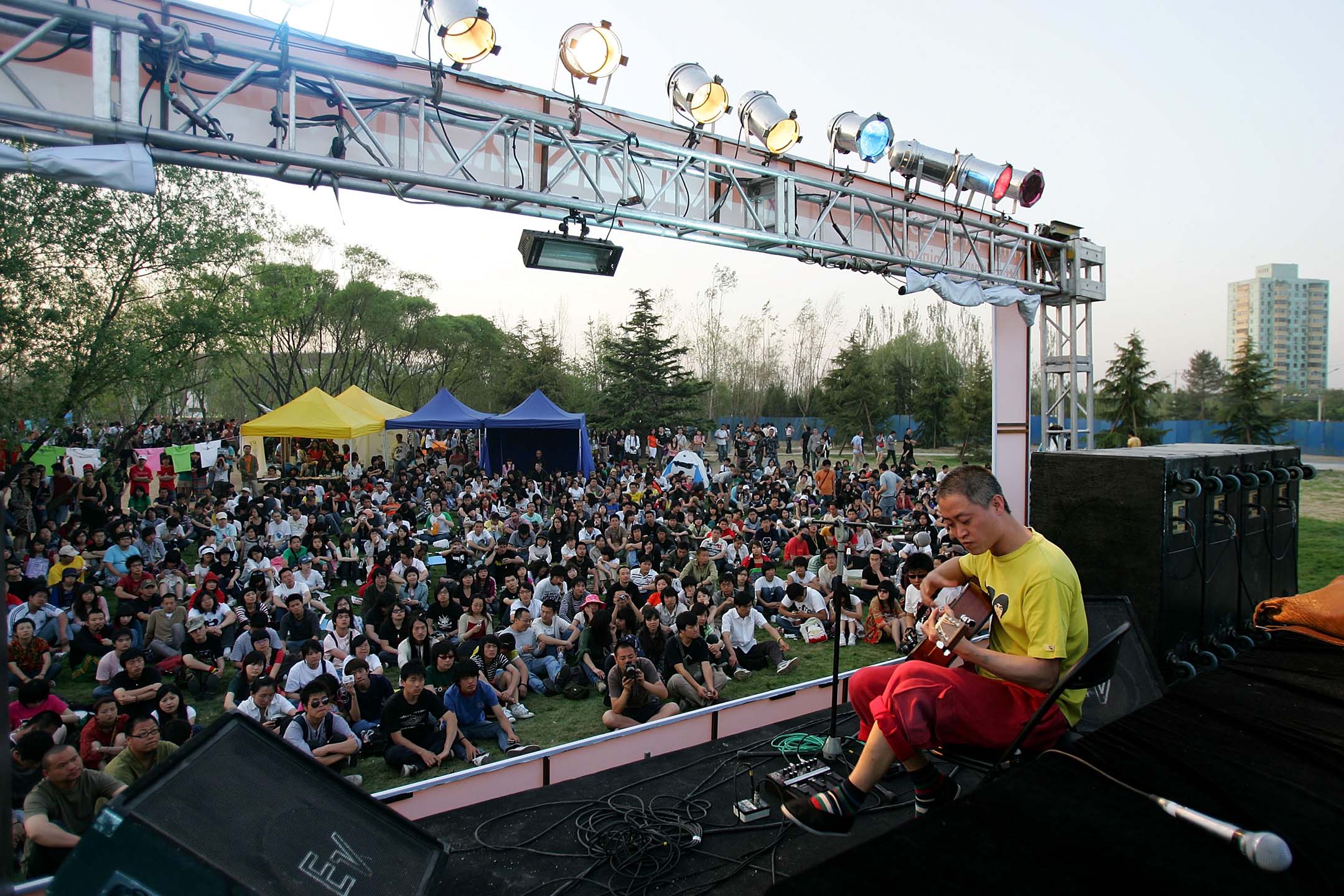 2007年5月3日,中国北京,迷笛音乐节。摄:Cancan Chu/Getty Images
