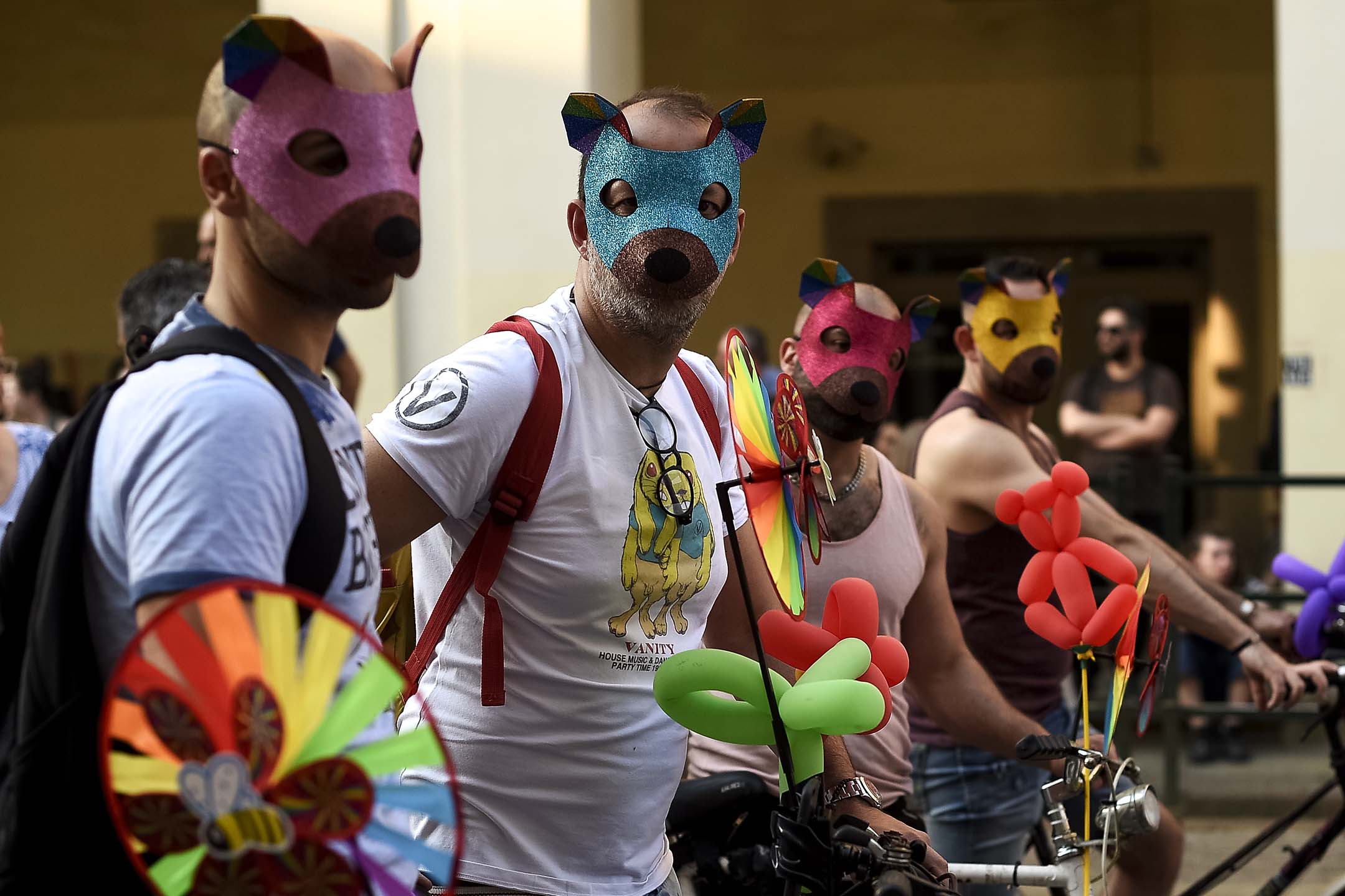 2018年6月16日,義大利都靈的同志遊行。攝:Nicolò Campo/LightRocket via Getty Images