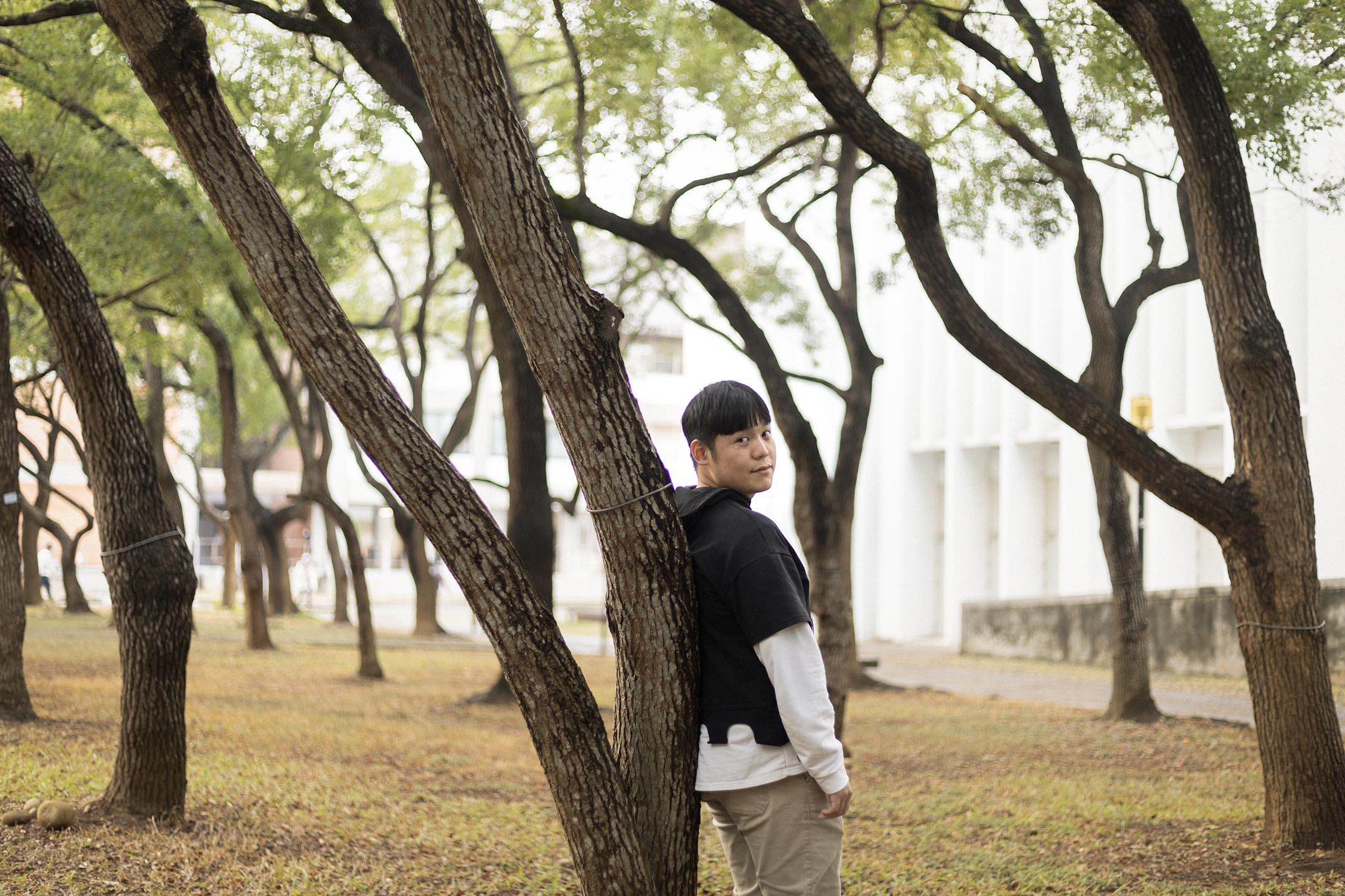 就讀東海大學的林廷宇,他的母親來自印尼。攝:陳焯煇/端傳媒