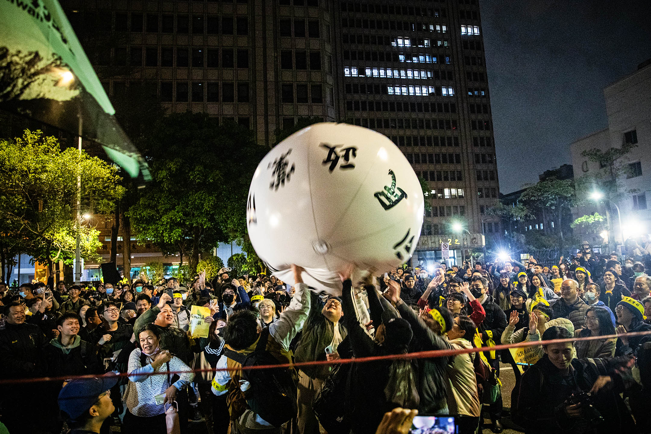 2024年3月18日,台北,太陽花學運10週年晚會。攝:陳焯煇/端傳媒