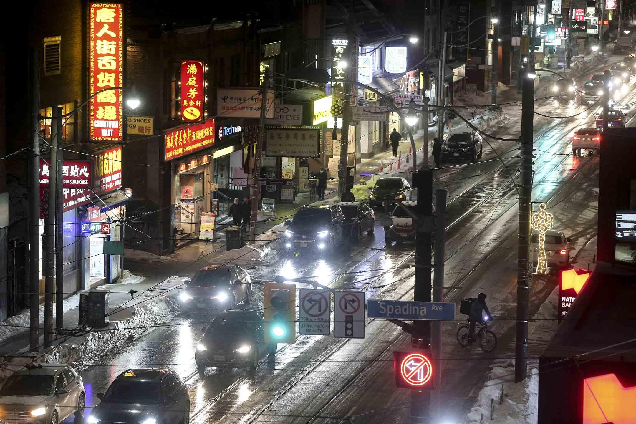 多倫多,巴丹拿大道和登打士街沿線的唐人街。攝:Steve Russell/Toronto Star via Getty Images