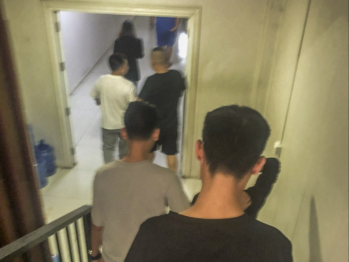 TTM園區宿舍樓道。圖：受訪者提供