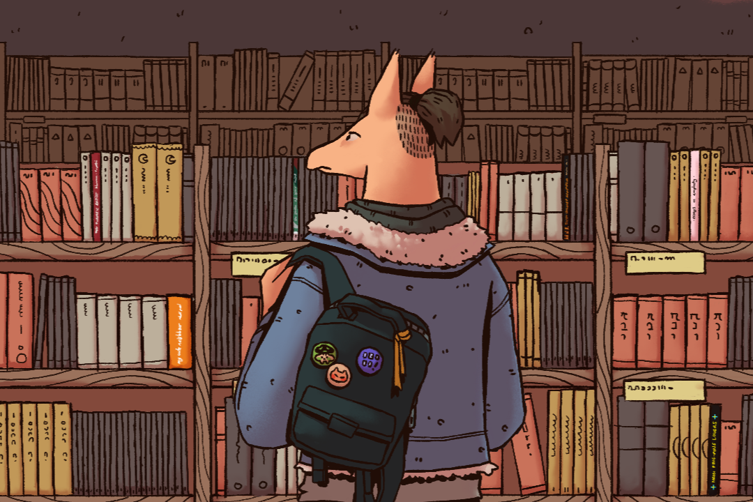 《書架間的彷徨》（The Bookshelf Limbo）;