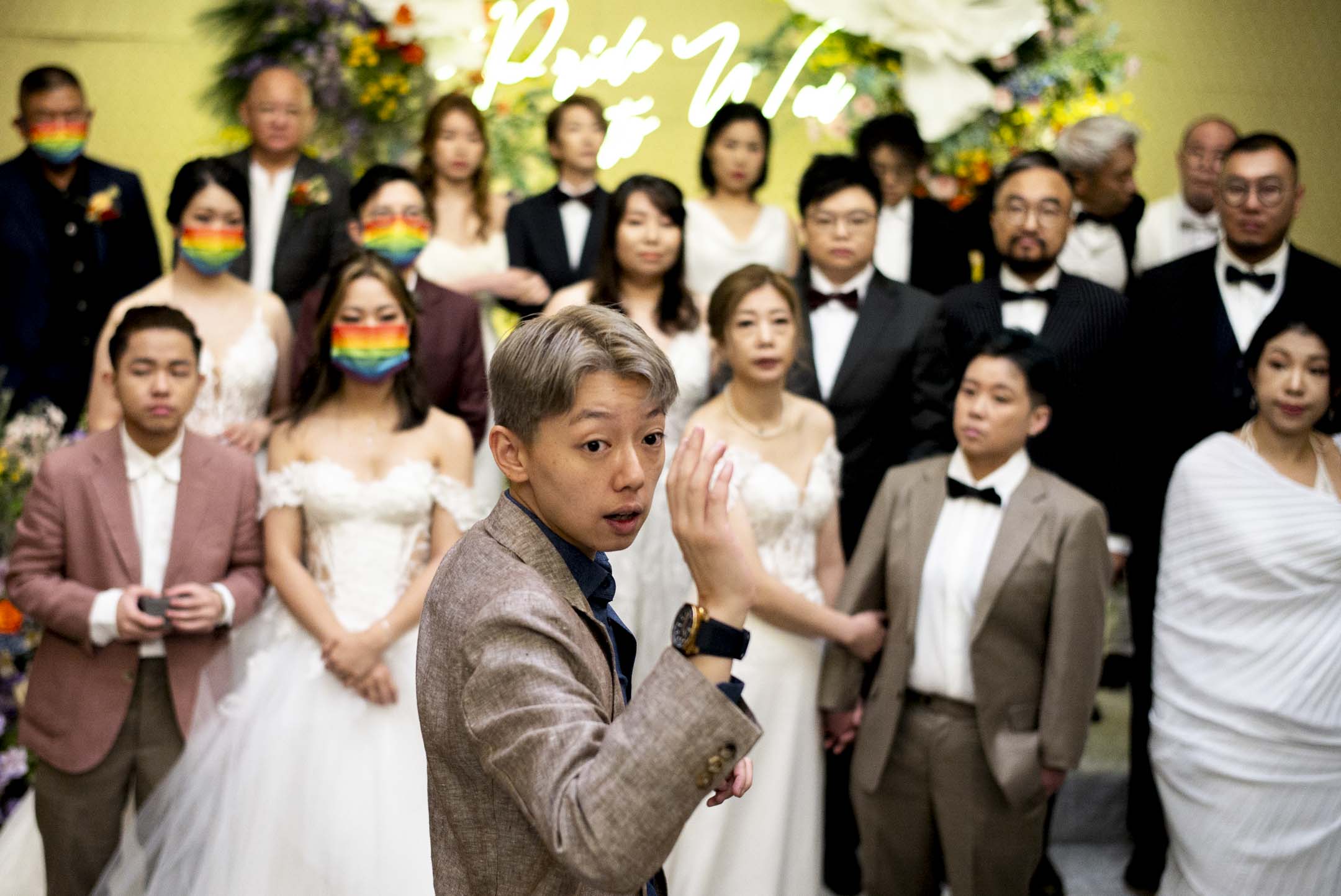 主辦單位 NEXT CHAPTER LGBT 創辦人 Kurt 感謝傳媒出席和報導,期望更多人留意到性/別小眾,社會更加進步。攝:林振東/端傳媒