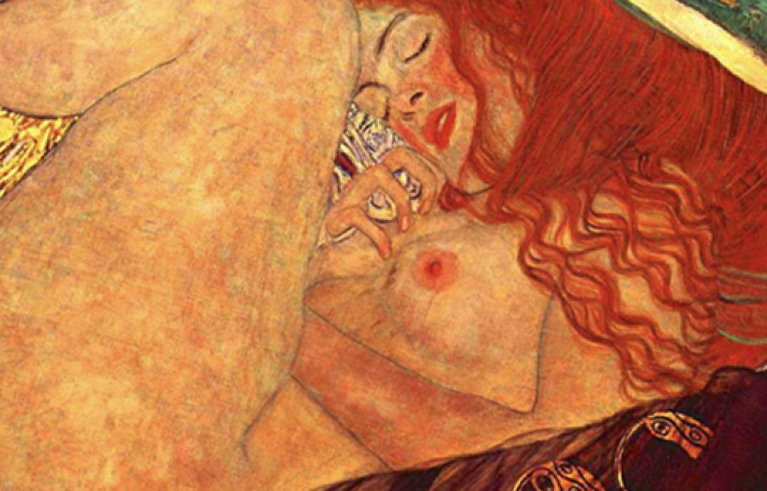 《Danaë》,Gustav Klimt 绘于1907年