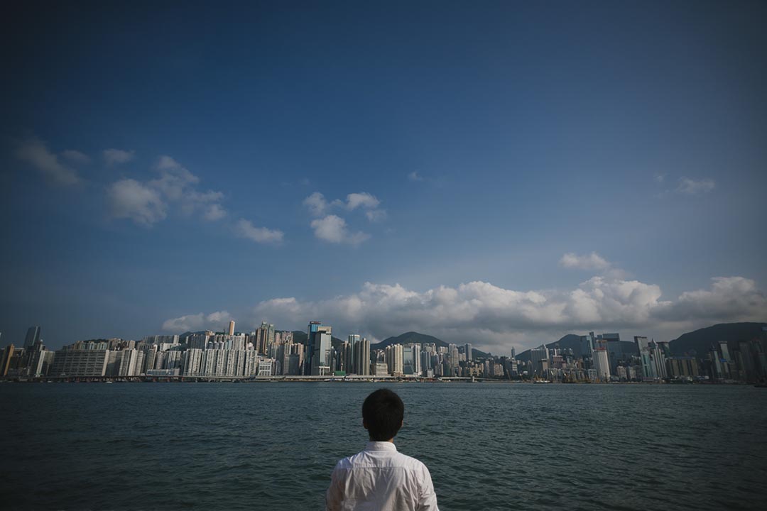 在港大陆生陈辰。摄 : 张百铭/端传媒
