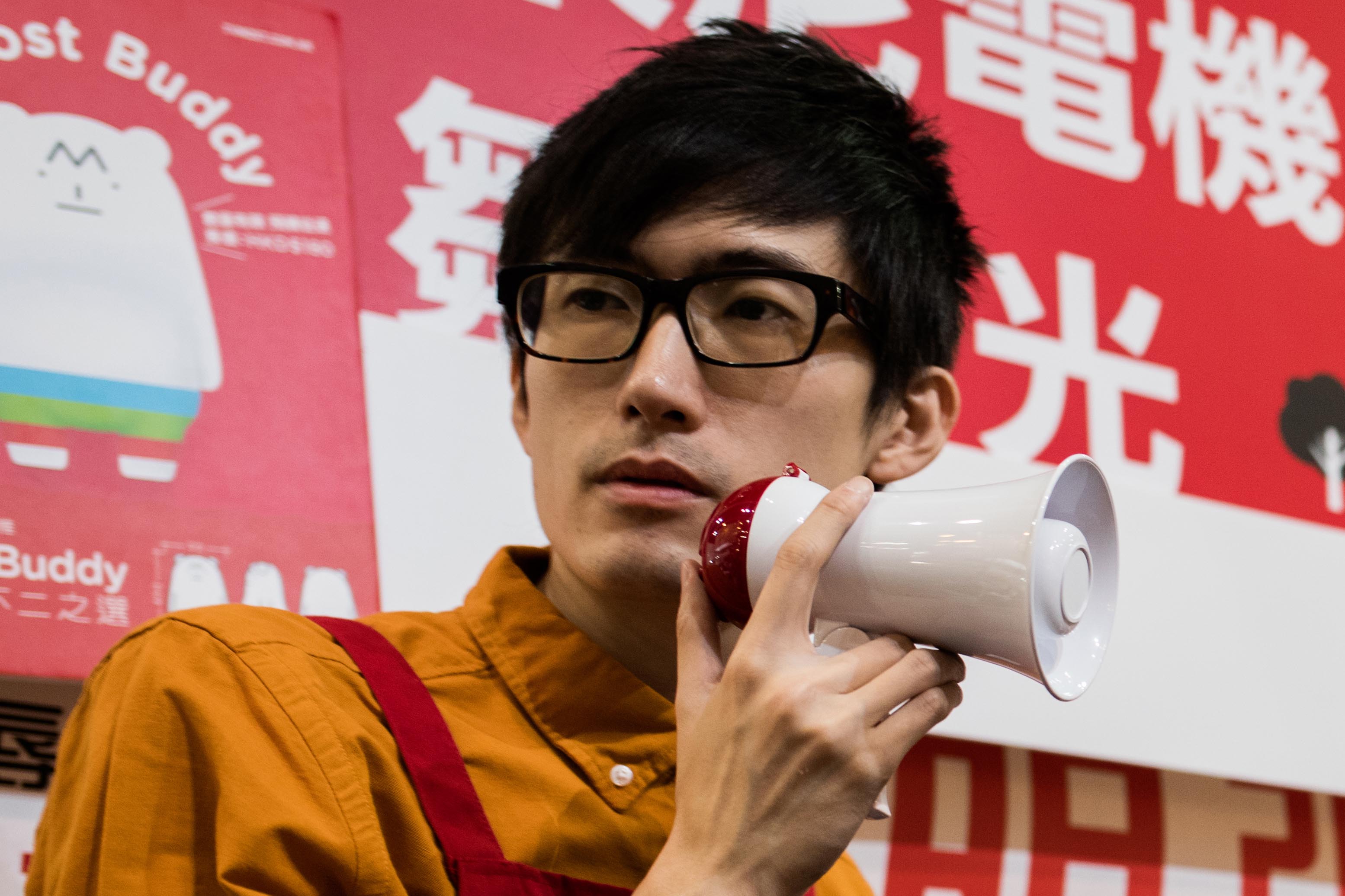 林日曦表示他一般不自拍。攝:Lit Ma/端傳媒