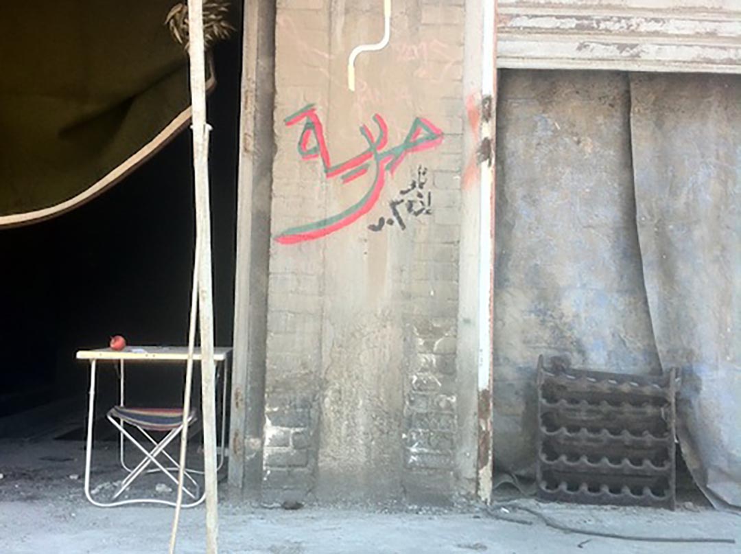 自由....现在是3D的!摄 : Courtesy of Heba Amin